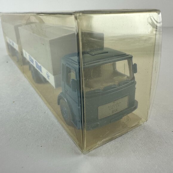 Vintage Wiking MAN Lastzug Model Truck Die-Cast HO Scale Elbe Obst - Picture 2 of 5